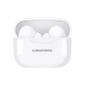 GRUNDIG Draadloze Oordopjes - Bluetooth Handsfree - USB-C Compact - Wit - 6 Uur Speeltijd - Microfoon